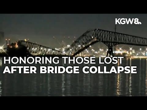 One year since fatal Francis Scott Key bridge collapse in Baltimore