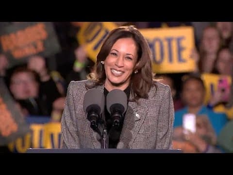 Kamala Harris full speech at campaign event in Ann Arbor, MI (Oct. 28, 2024)