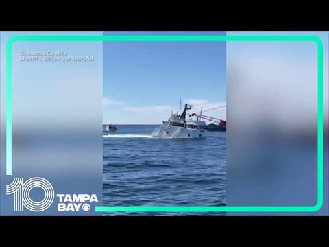 Former research vessel sunk off Florida coast to create artificial reef