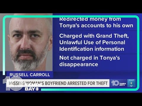 Boyfriend of missing woman Tonya Whipp arrested for stealing her money