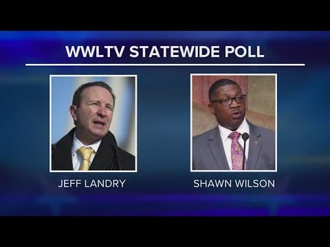 First results of WWL-TV poll on the Louisana Governor's race