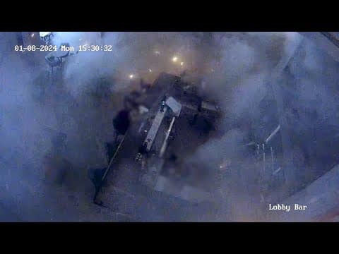 VIDEO: Fort Worth hotel explosion surveillance footage