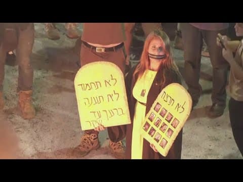 Latest on Israel-Hamas conflict in Gaza, Tel Aviv protests