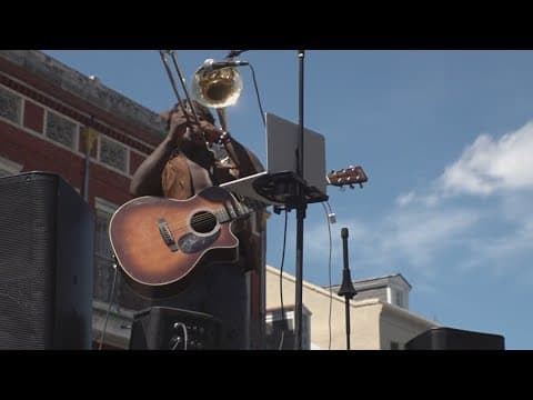 Street performer’s platform growing during French Quarter Fest