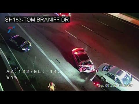 DFW Traffic: Multi-vehicle accident shuts down 183