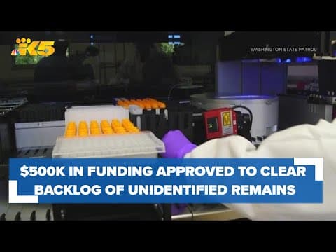 $500,000 in funding set to clear backlog of unidentified remains in Washington