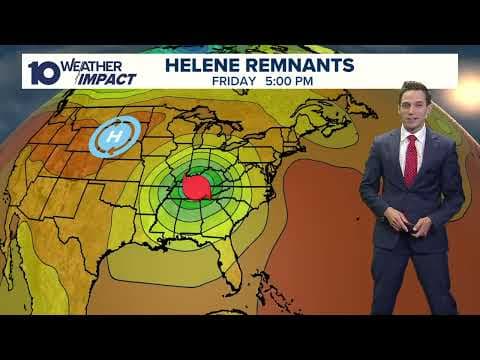 Columbus, Ohio morning forecast | Tracking remnants of Tropical Storm Helene