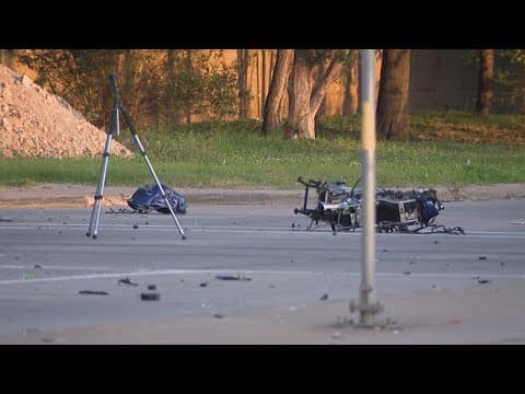Innocent motorcycle rider dies after being hit by driver racing in stolen vehicle, Houston police sa