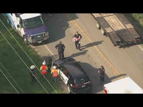 Cleveland ISD bus involved in rollover crash on FM 1010, district says