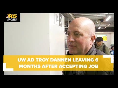 UW athletic director Troy Dannen leaving just six months after accepting job