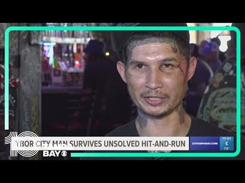 Ybor City man survives unsolved hit-and-run