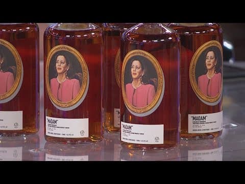 Kamala Harris themed 'Madam Whiskey' created by DC distiller