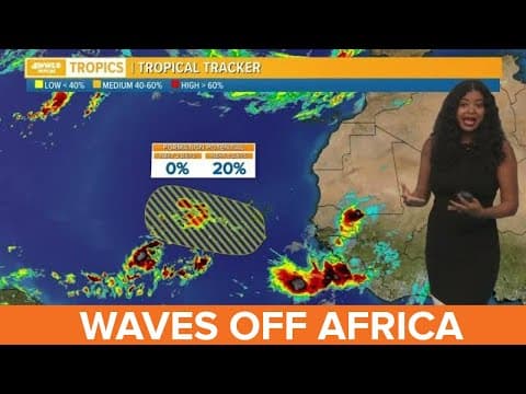 Sunday morning tropical update: Waves moving off Africa
