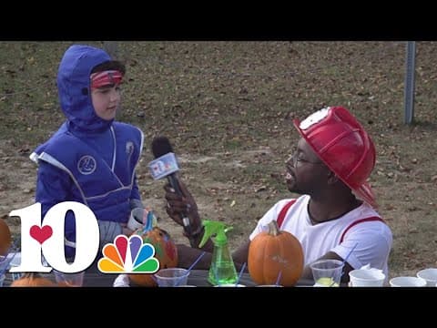 10Weather Education Day: Growing and painting pumpkins for Halloween