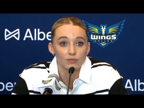 Paige Bueckers full introductory press conference with Dallas Wings (April 23, 2025)