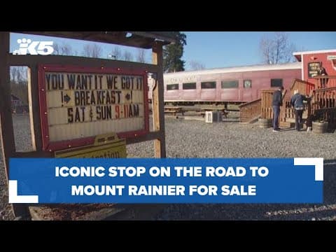 Iconic site on the road to Mount Rainier