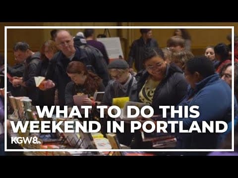 Portland Book Festival and more rainy weekend things to do