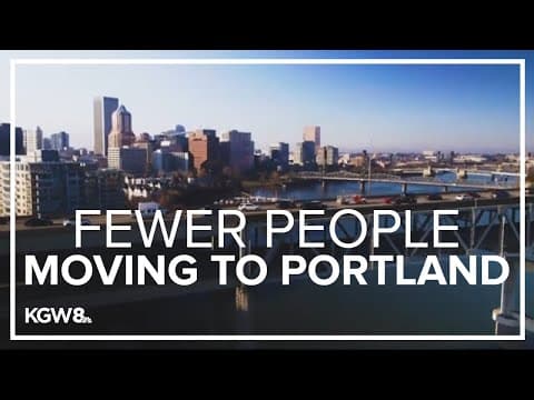 Portland population growth plummets as residents move to suburbs and out of state