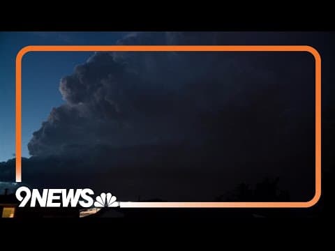Timelapse: Supercell storm moves through Denver Thursday night