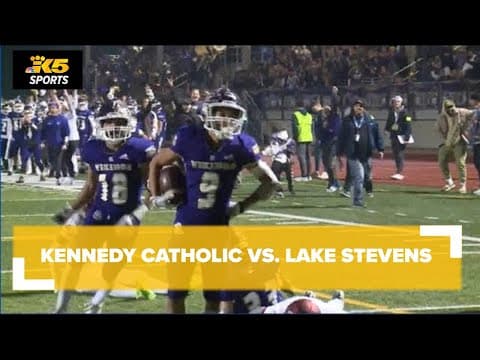 HS FOOTBALL QUARTERFINALS:  KENNEDY CATHOLIC VS. LAKE STEVENS