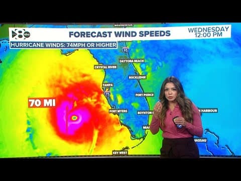 Hurricane Milton | Latest timeline for when storm will make landfall