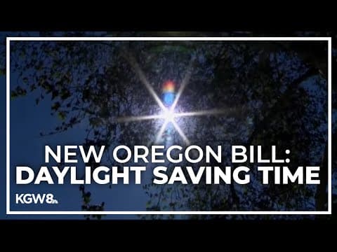 New Oregon bill proposed aims to make standard time permanent