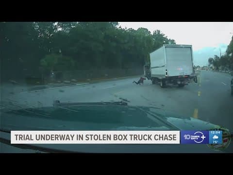 Trial underway for Riverview man accused in stolen box truck chase