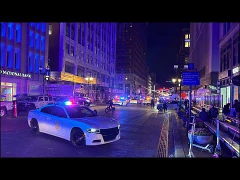 Police investigating triple shooting near Monument Circle in downtown Indianapolis