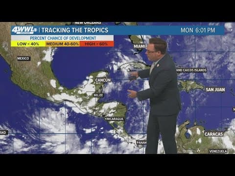 Monday 10 PM Tropical Update: Tracking tropical moisture