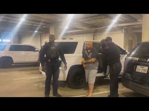Video of capital murder suspect Terry Rivera returning to Houston