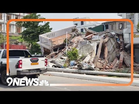 Myanmar Earthquake: Aftermath of Collapsed Buildings in Mandalay