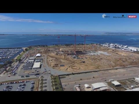 New Chula Vista Bayfront resort taking shape; first of 22 floors under construction