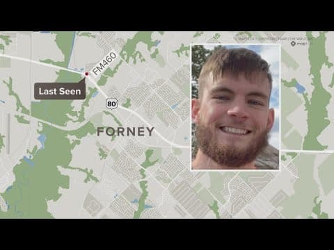 Search continues for missing Forney man
