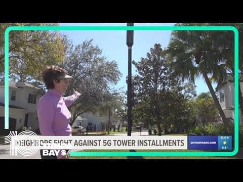 Neighbors in Tampa's Bayshore Beautiful neighborhood push back against multiple 5G tower installatio