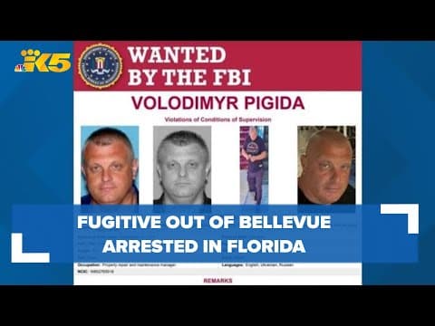 Wanted fugitive from Bellevue arrested in Florida