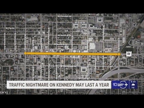 Section of busy road in South Tampa going to be reduced to just one lane