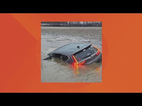 Jackson County sheriff's deputy saves woman trapped in car from rising floodwaters