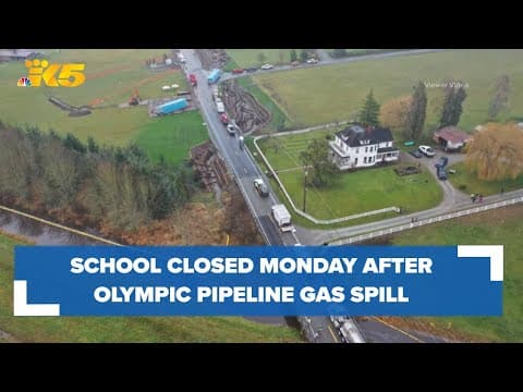 School closes Monday after Olympic Pipeline gas spill near Conway