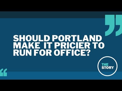 Portland considers charging candidates higher fees to run for office