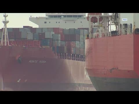 Longshoremen at key US ports threatening to strike over automation and pay