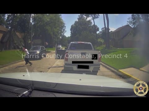 Dashcam video shows shootout between Harris County Pct. 4 deputy constable and robbery suspect