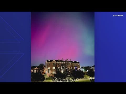 Northern lights captured across the DMV