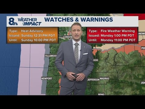 Heat advisory issued Sunday as Portland faces hottest days of summer this week