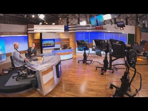 Frankie V. from Channel 933 tries out being a news anchor | Trading Places