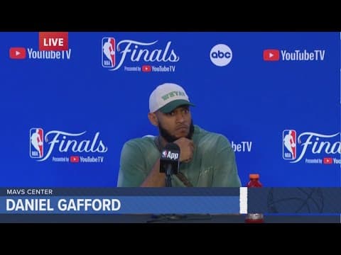 NBA Finals: Daniel Gafford full Game 2 press conference after losing to Boston Celtics