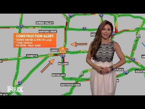 Houston weekend road closures you should know about