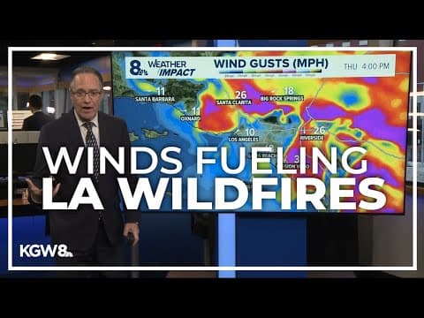 Winds ramp up, continuing to fuel California wildfires
