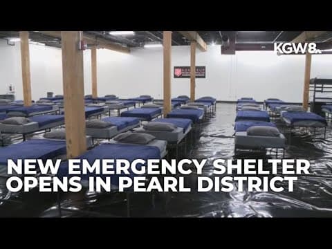 New overnight shelter opens in Portland's Pearl District