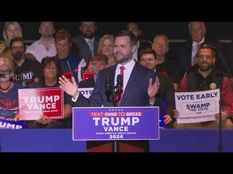 JD Vance visits Ohio hometown for his solo campaign debut as the GOP vice presidential nominee