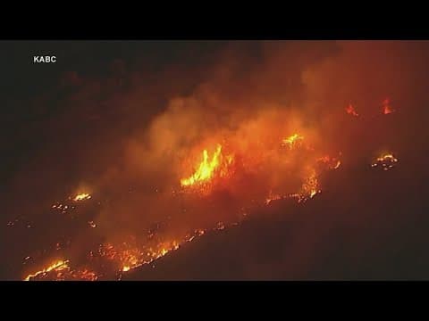 California wildfires: Concerns as heavy winds continue